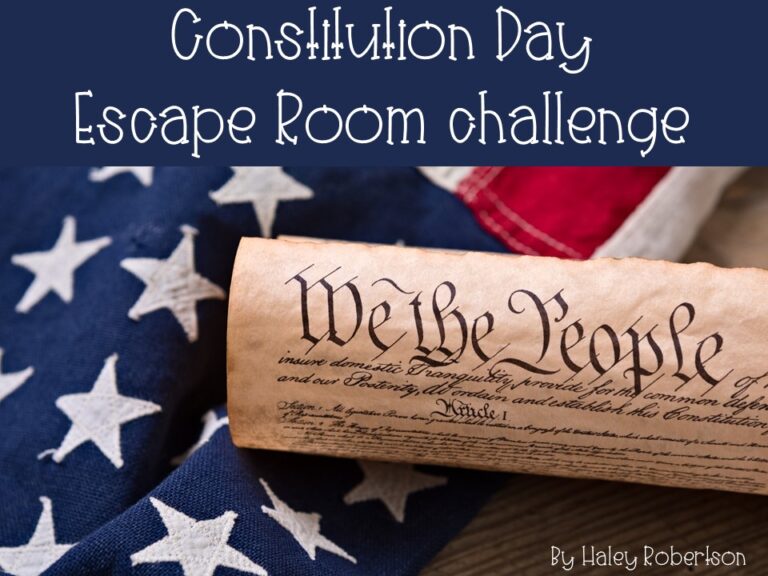 Constitution Day Escape Room